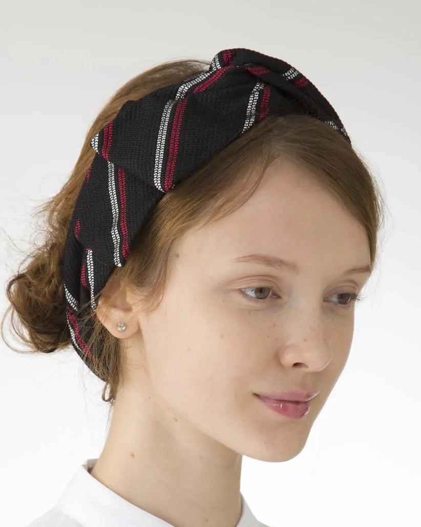 2 Line Regimental Bandana Black