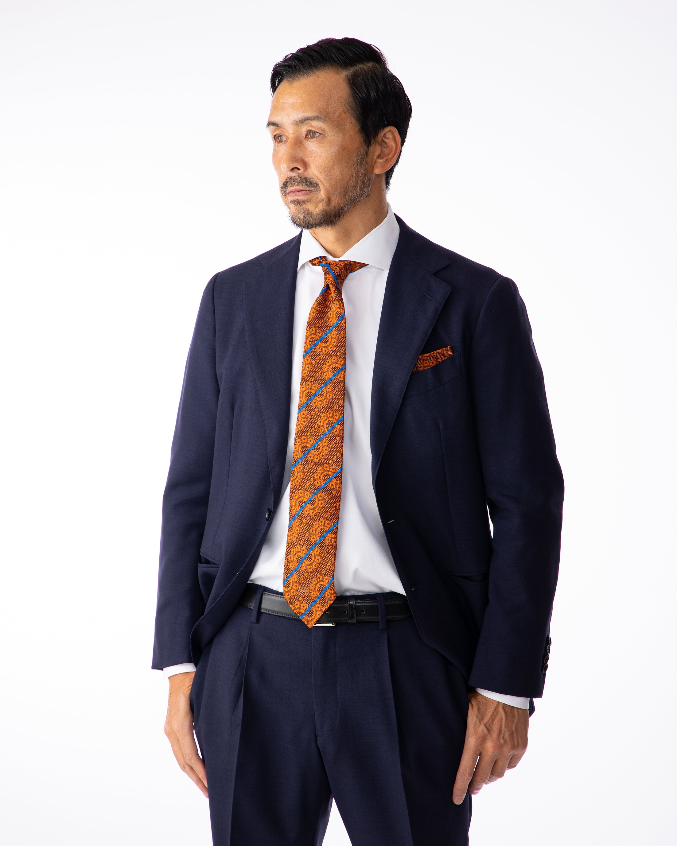 【Art】CHAIN CHAIN タイ & チーフ オレンジ