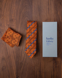 【Art】CHAIN CHAIN タイ & チーフ オレンジ