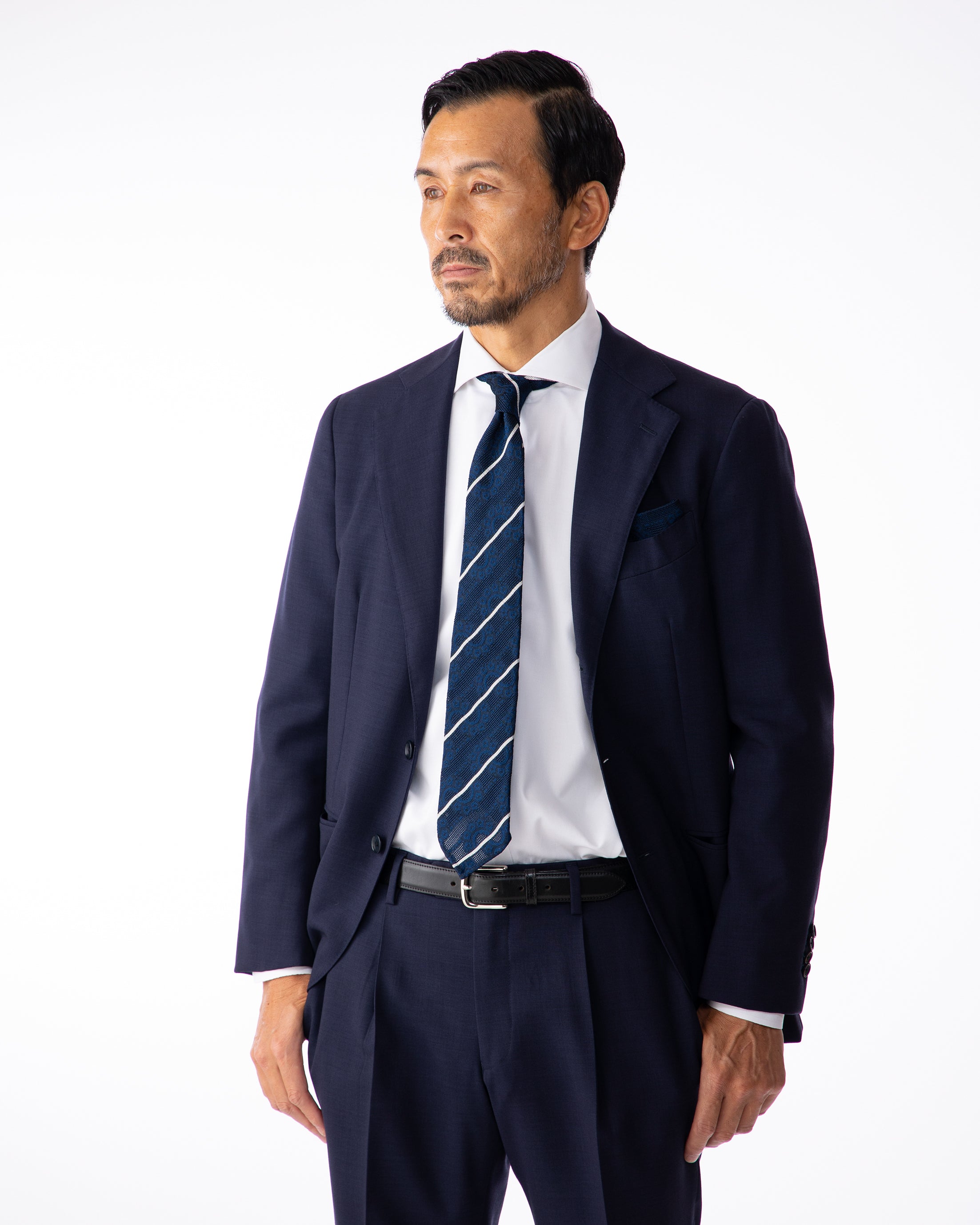 【Art】CHAIN CHAIN タイ & チーフ ダークネイビー