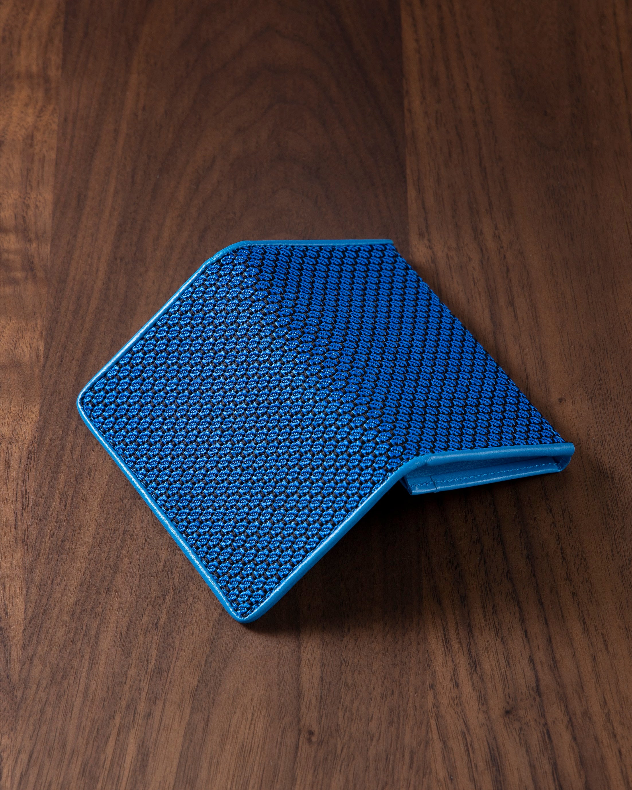 Garza Tie & Card Case Tango Blue