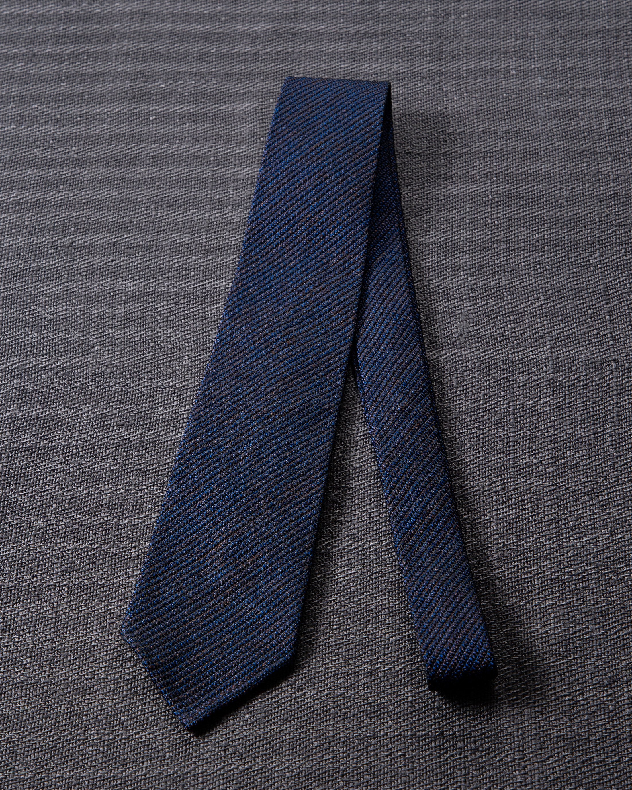 Executive Kasuri Mix Tie Navy x Brown