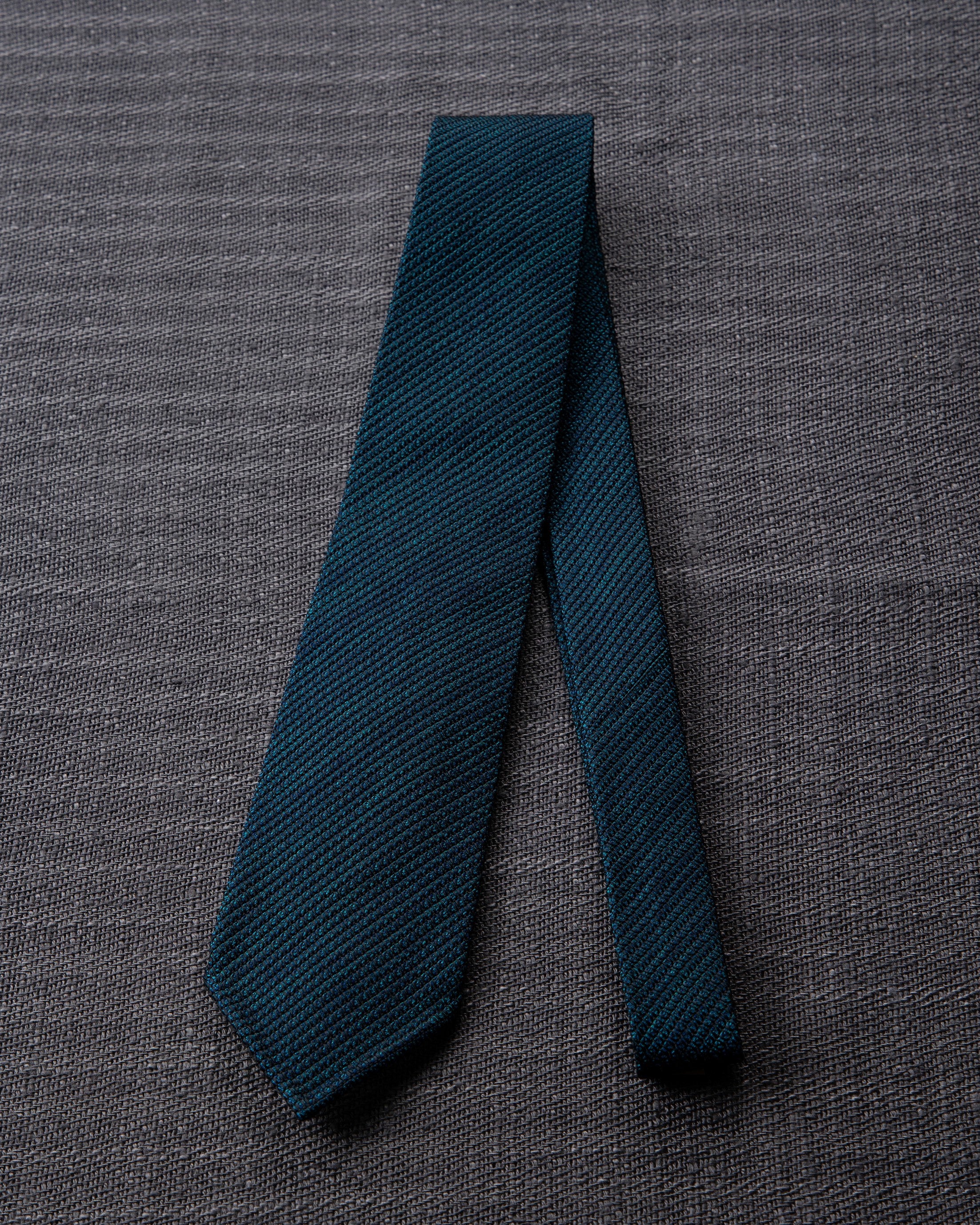 Executive Kasuri Mix Tie Dark Navy x Dark Green