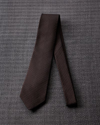 Fresco Tie Dark Brown