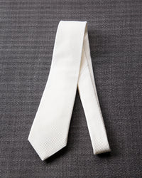 White Fresco Tie White