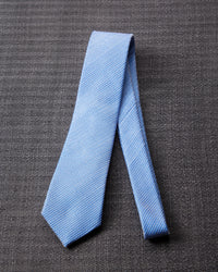 White Fresco Tie Tango Blue