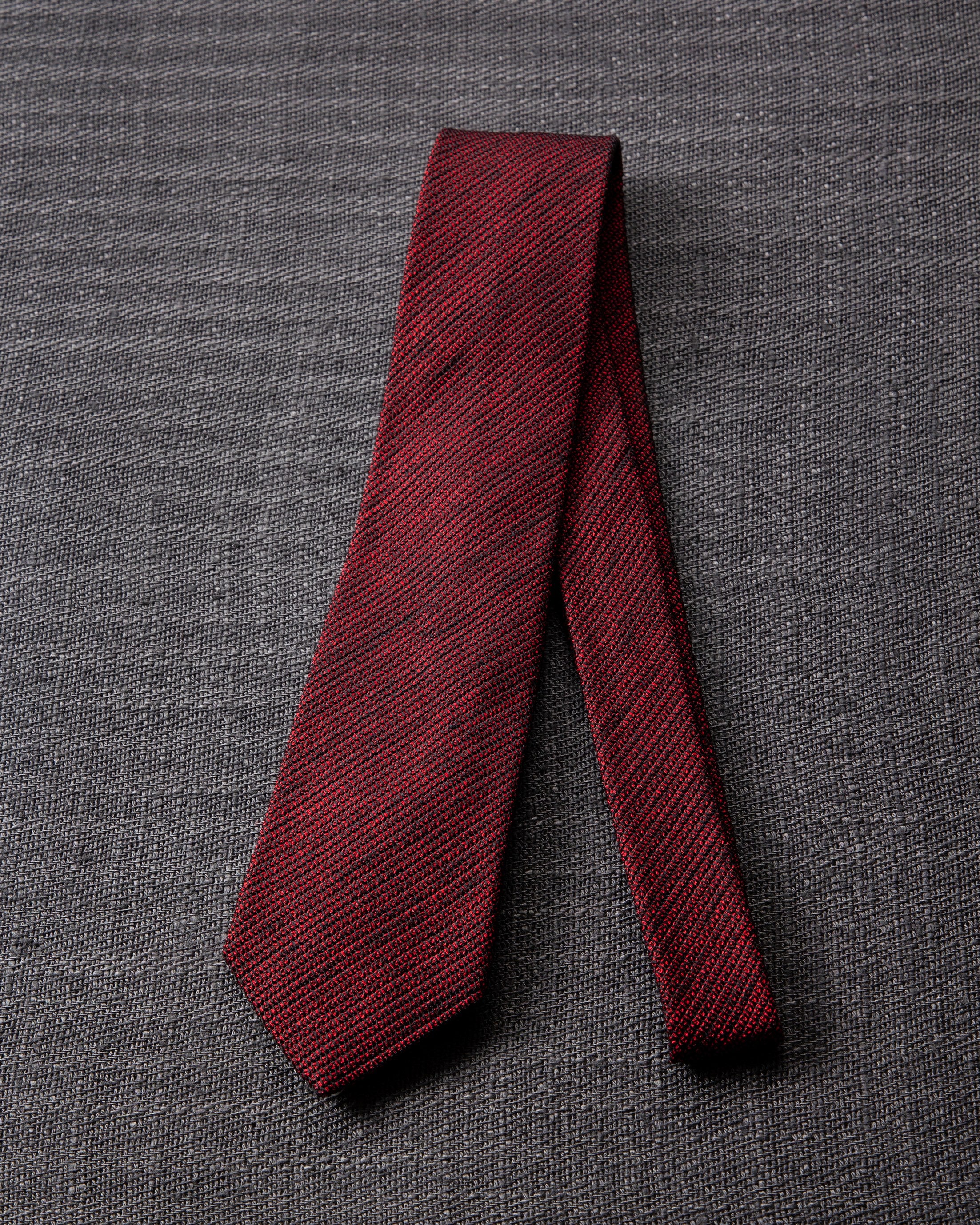 カスリミックスタイ レッド×ブラック