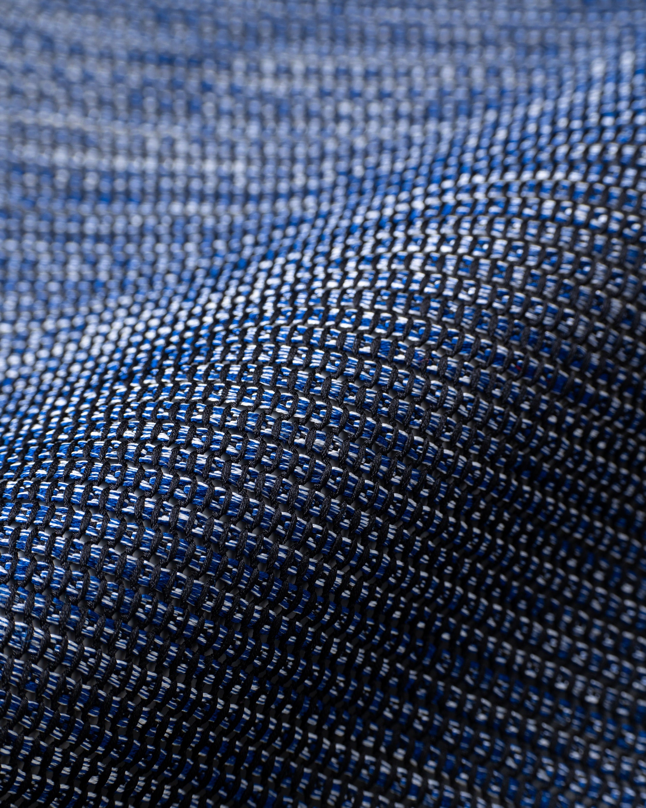 Kasuri Mix Tie Navy x White