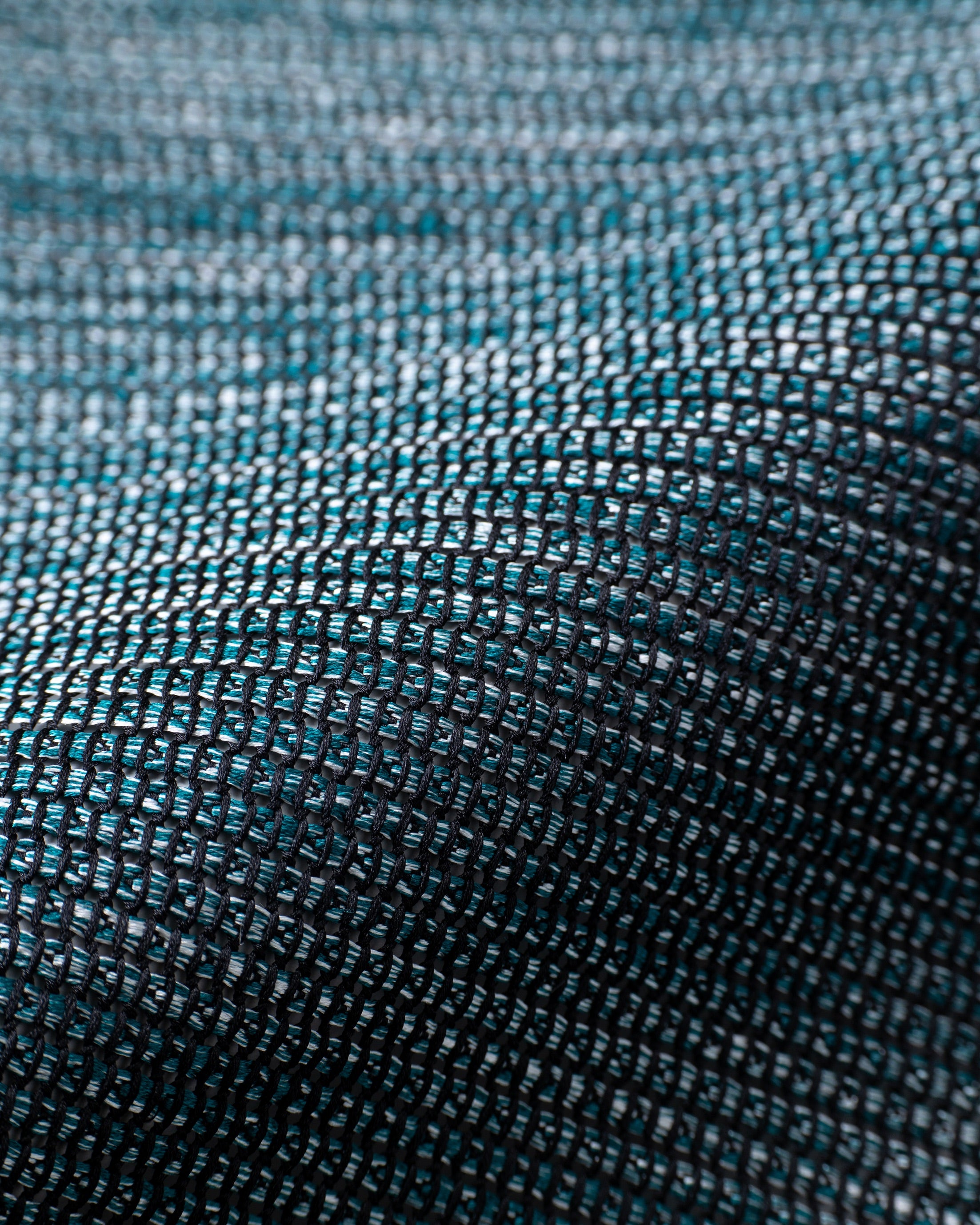 Kasuri Mix Tie Dark Green x White