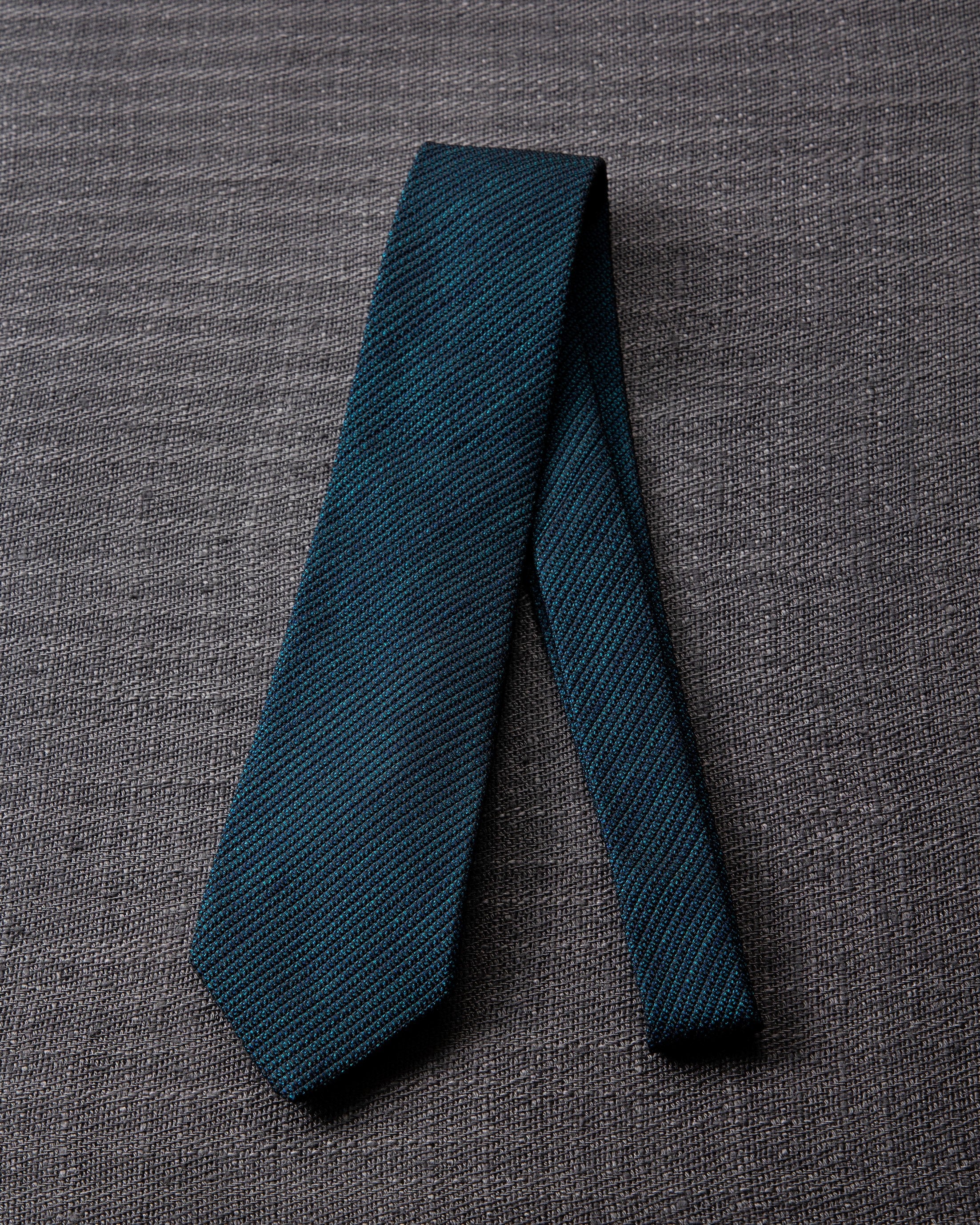 Kasuri Mix Tie Dark Navy x Dark Green