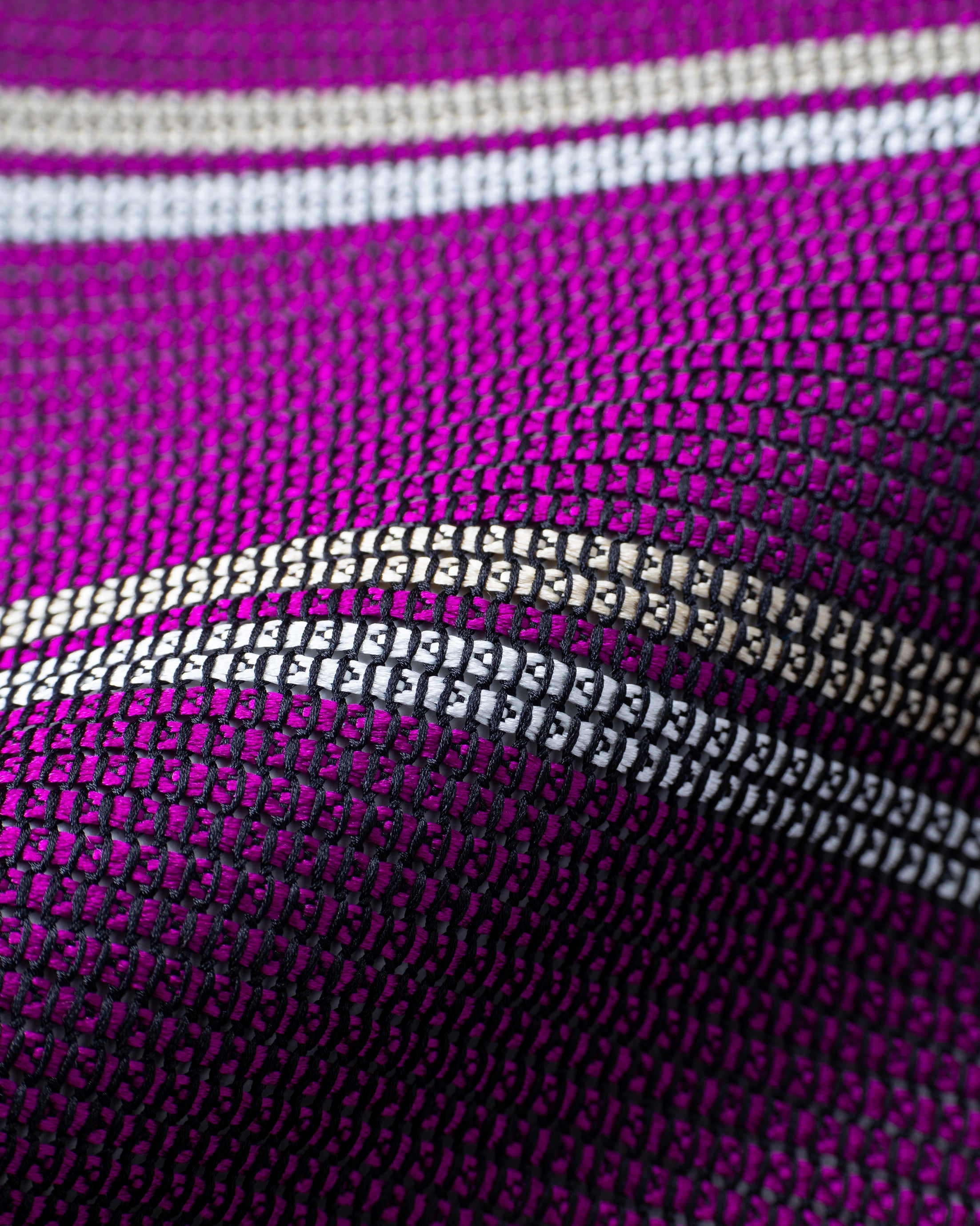 2 Line Regimental Tie Purple