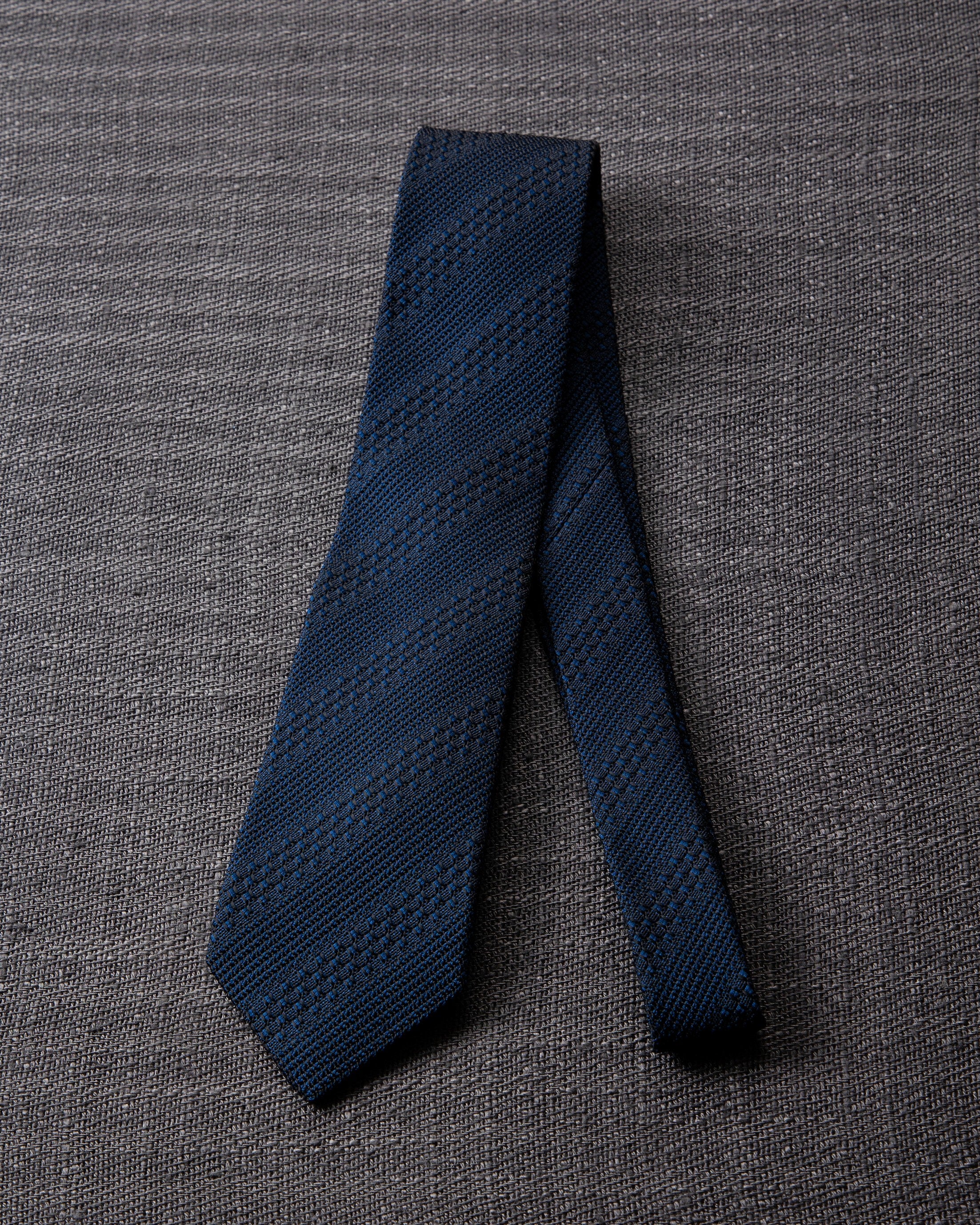 Tango Jacquard Tie Dark Navy