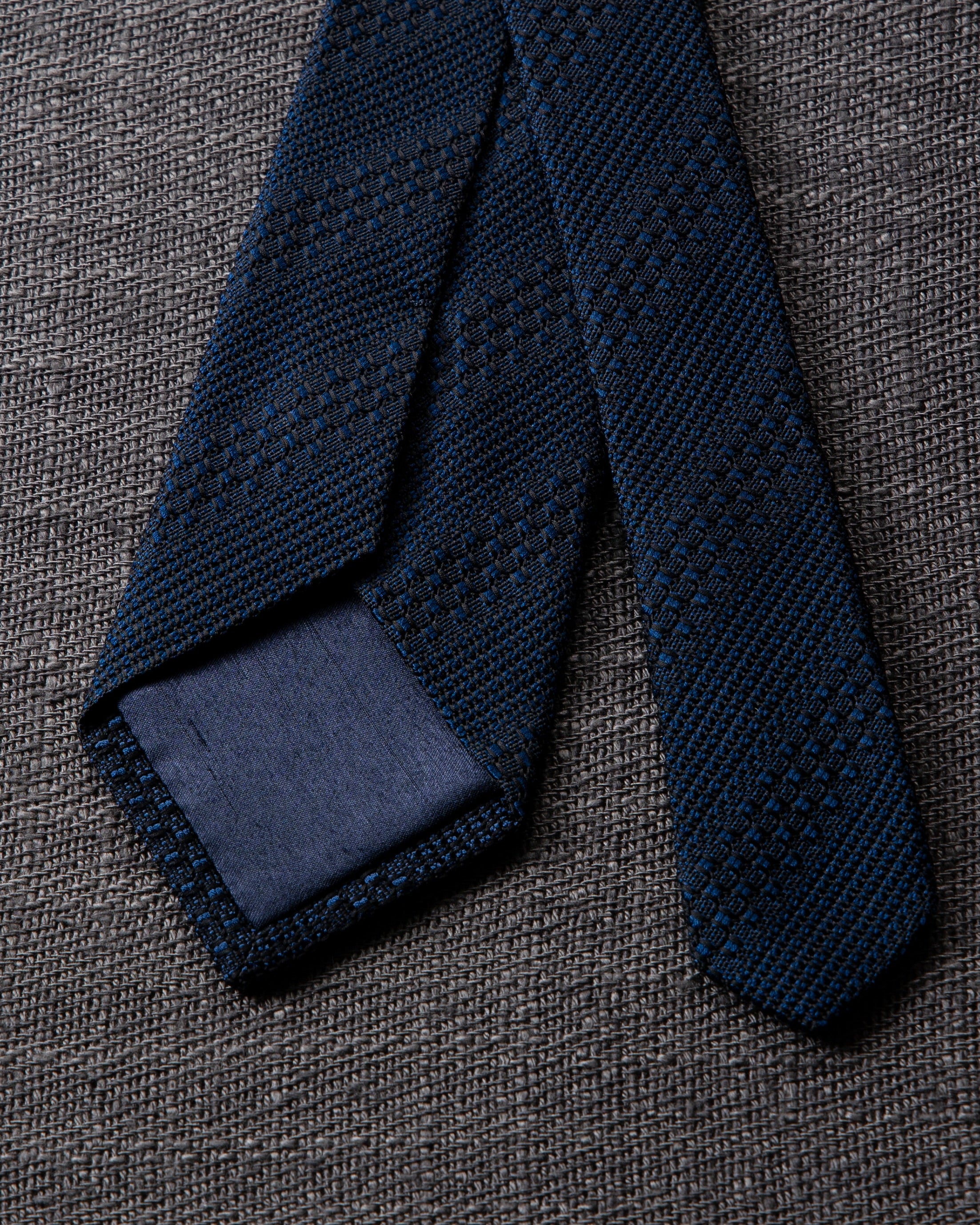 Tango Jacquard Tie Dark Navy