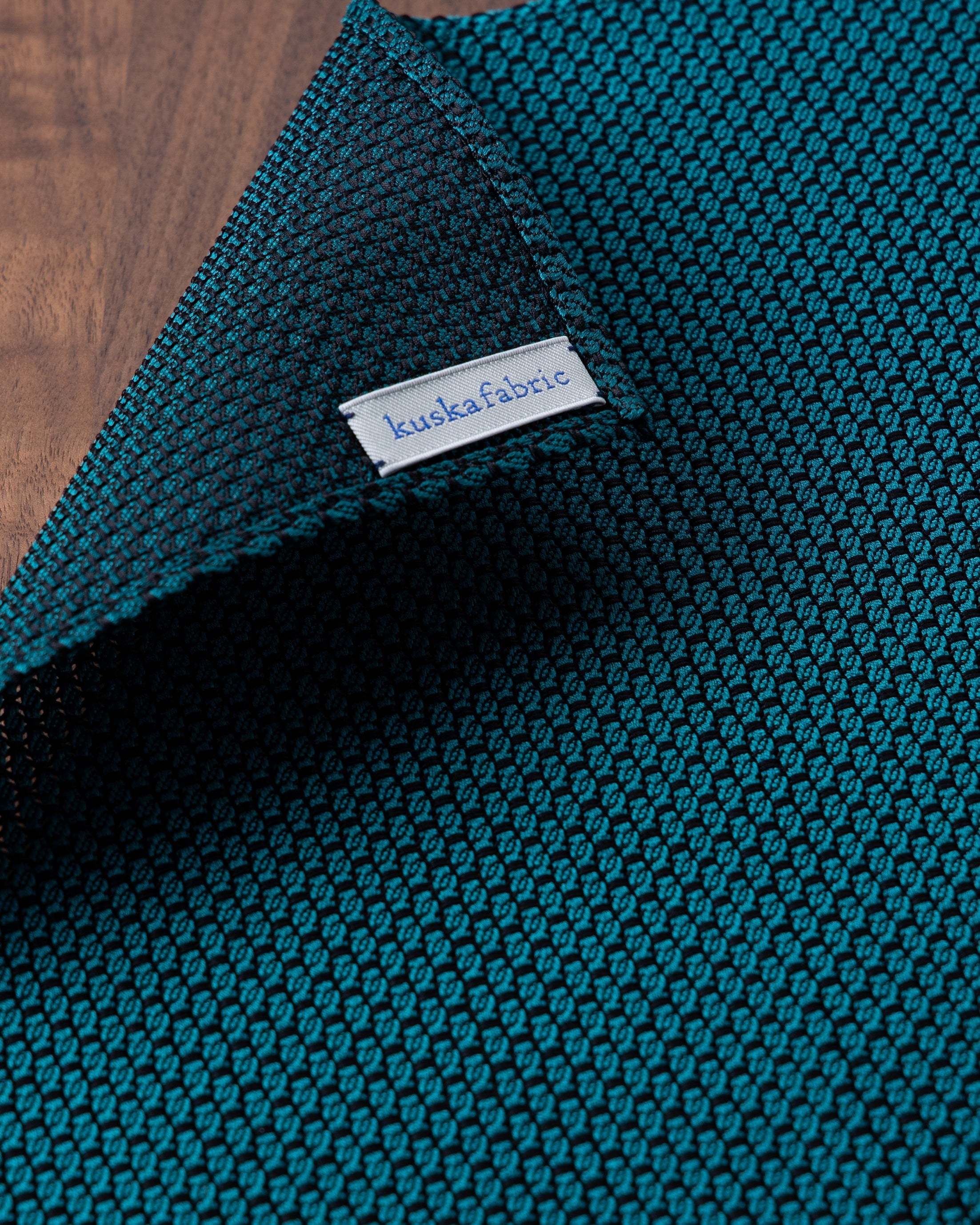 Executive Garza Tie (3 colors) & Pocket Square Dark Green