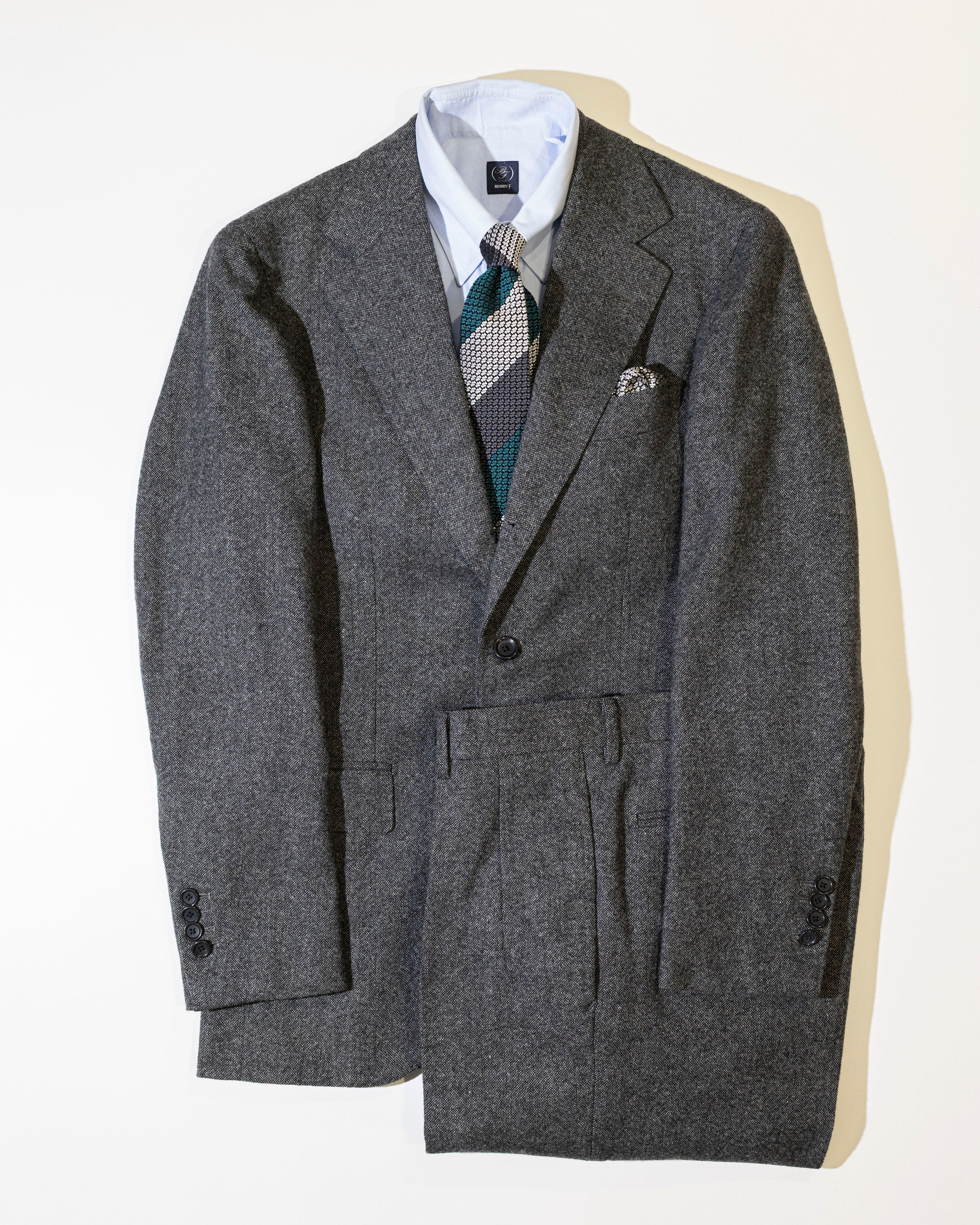 Executive Garza Tie (3 colors) & Pocket Square Dark Green