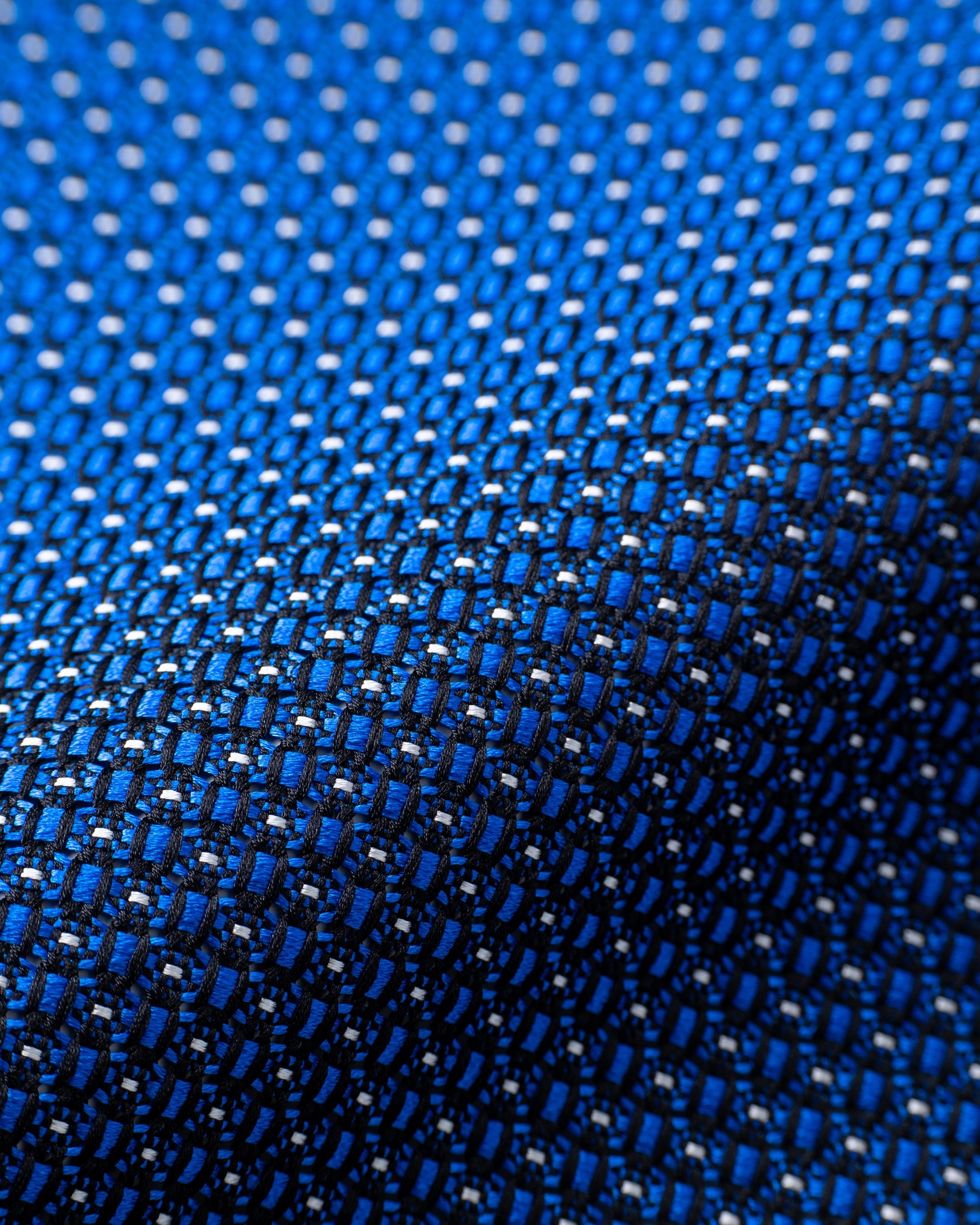 Line Dot Tie Tango blue