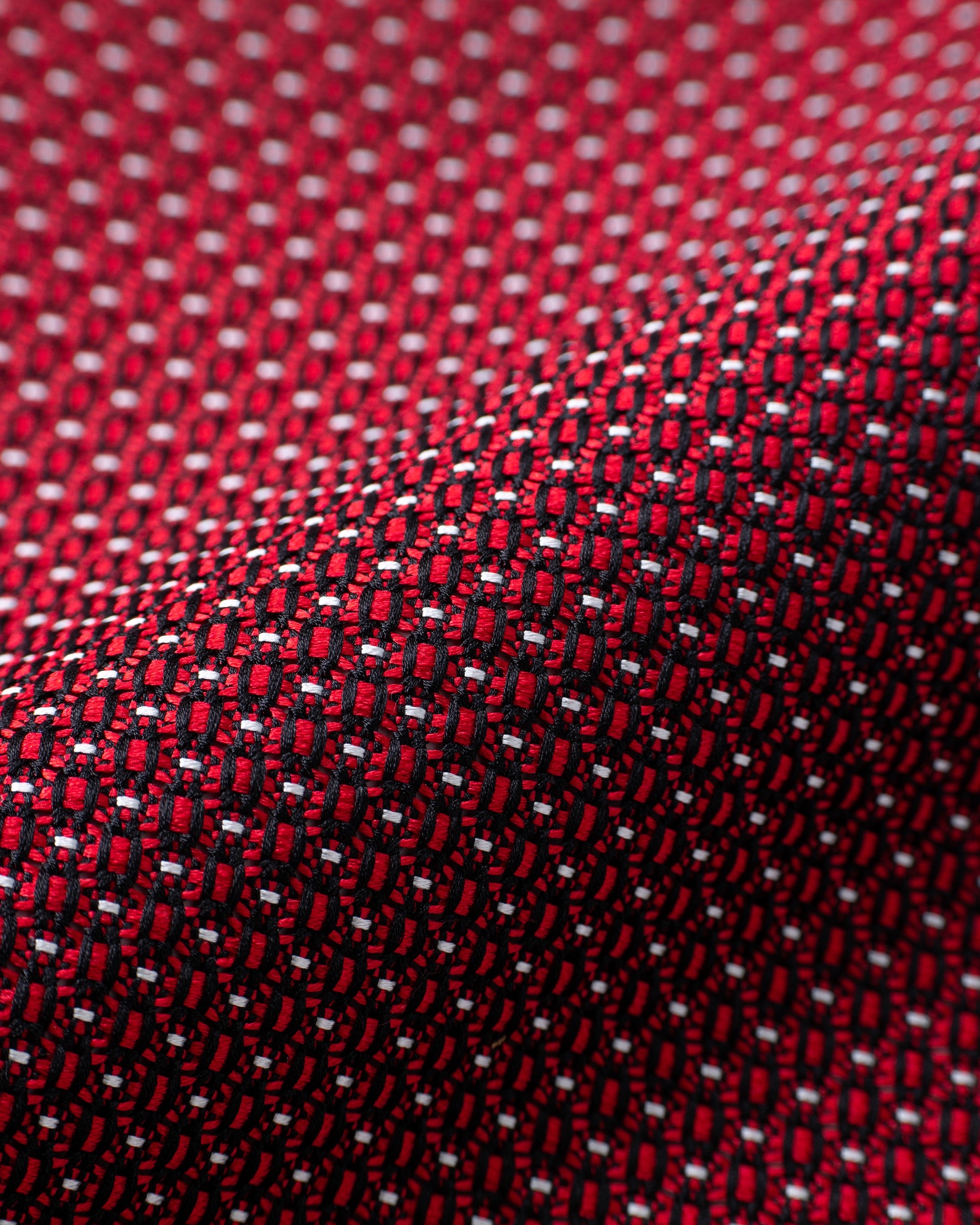 Line Dot Tie Red