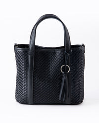 【Leather】ラッティア ミニトートバッグ ブラック