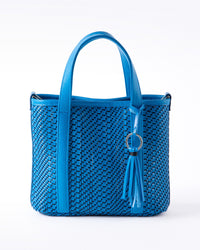 【Leather】ラッティア ミニトートバッグ ブルー