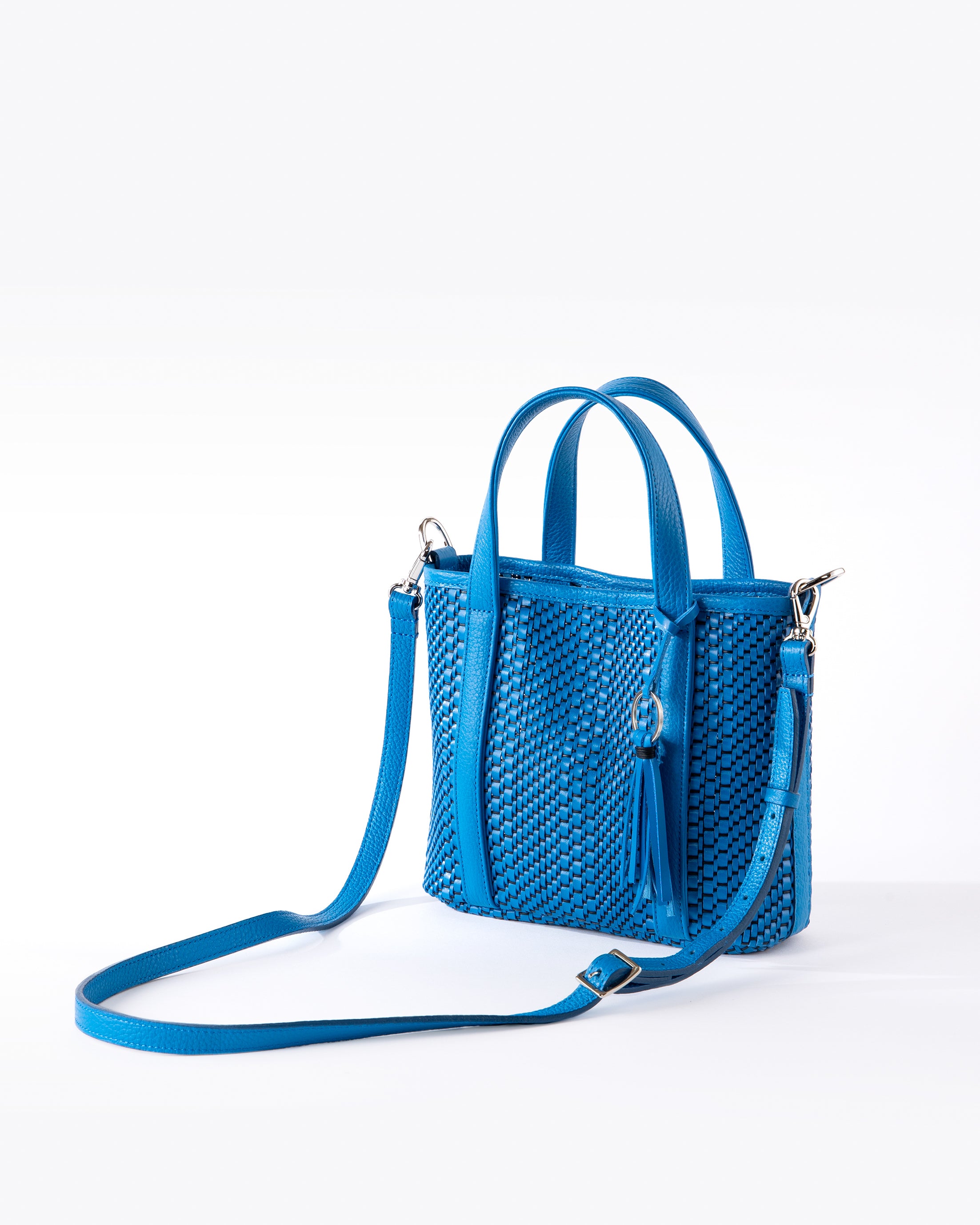 【Leather】ラッティア ミニトートバッグ ブルー