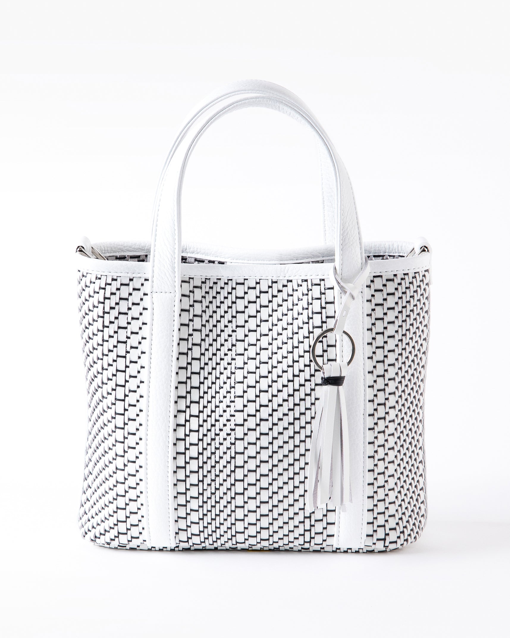 【Leather】ラッティア ミニトートバッグ ホワイト