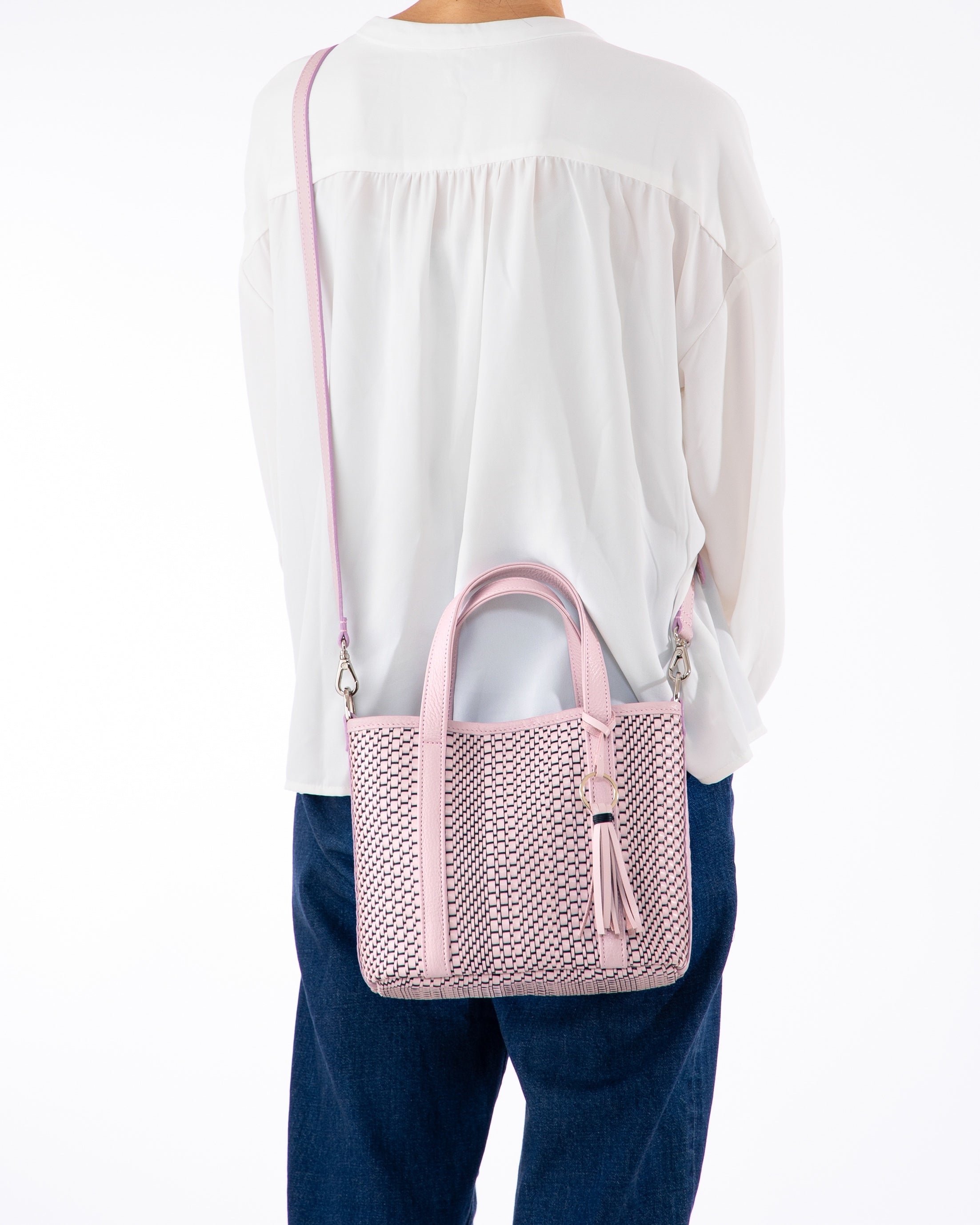 【Leather】ラッティア ミニトートバッグ ピンク