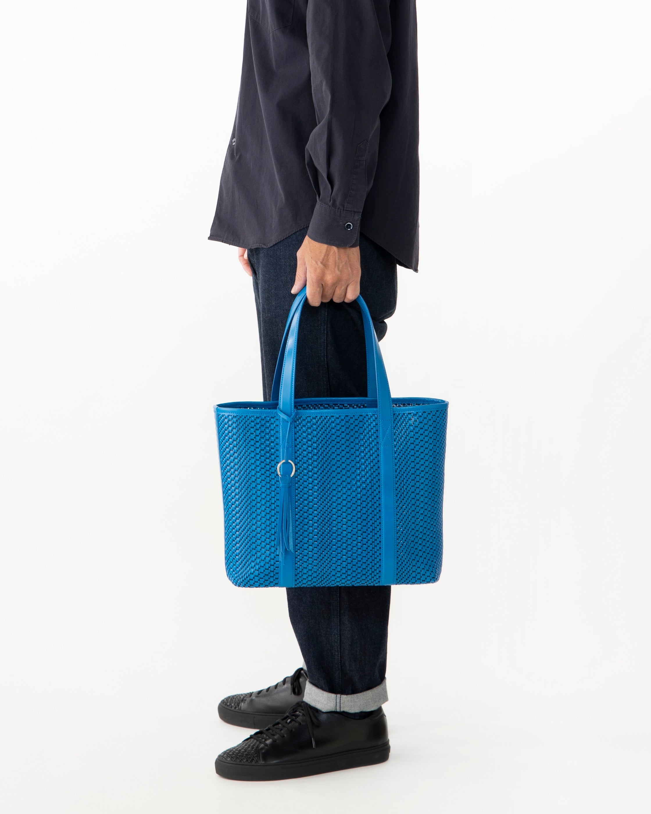 【Leather】ラッティア トートバッグ ブルー