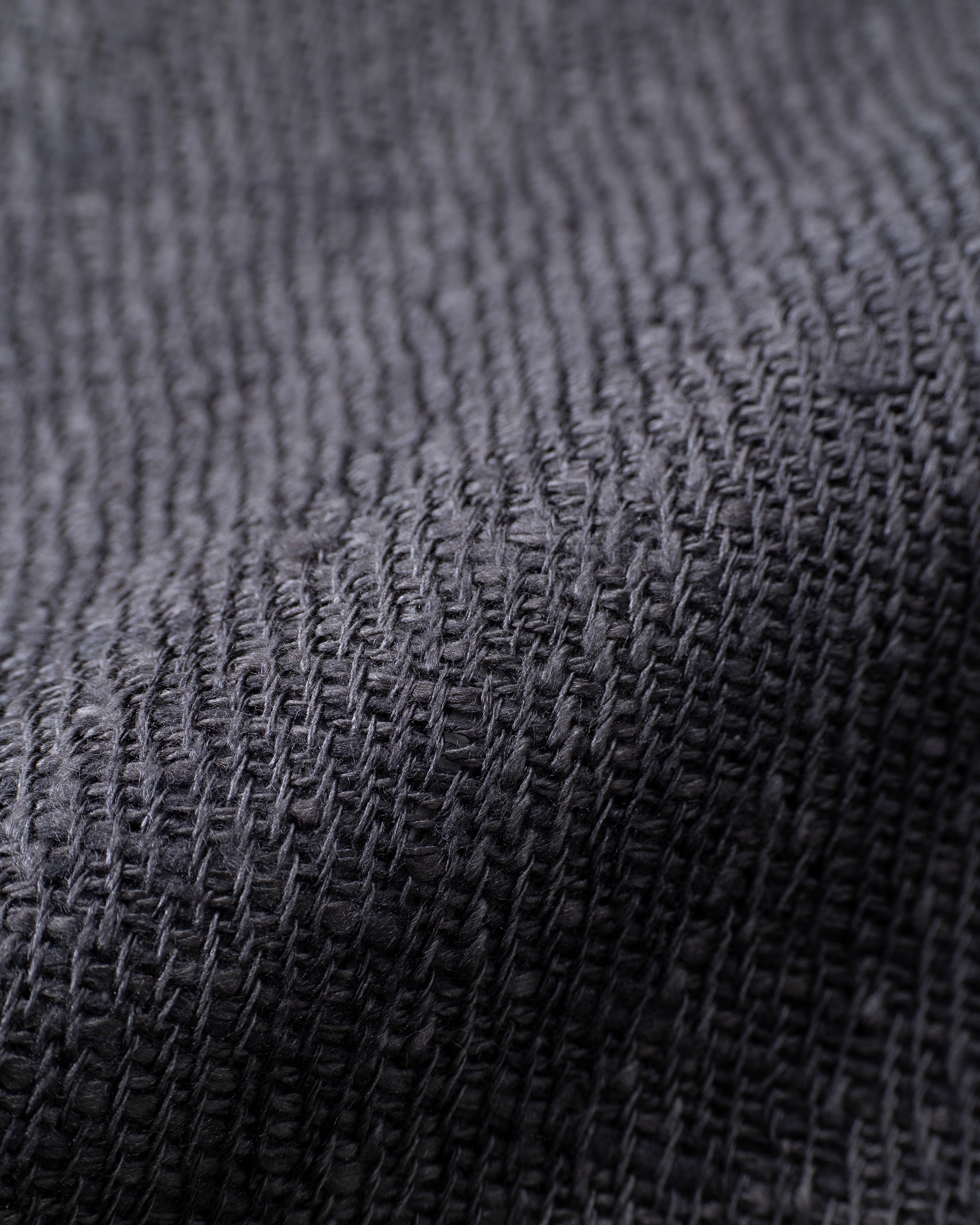 手紡ぎ真綿シルクマフラー グレー