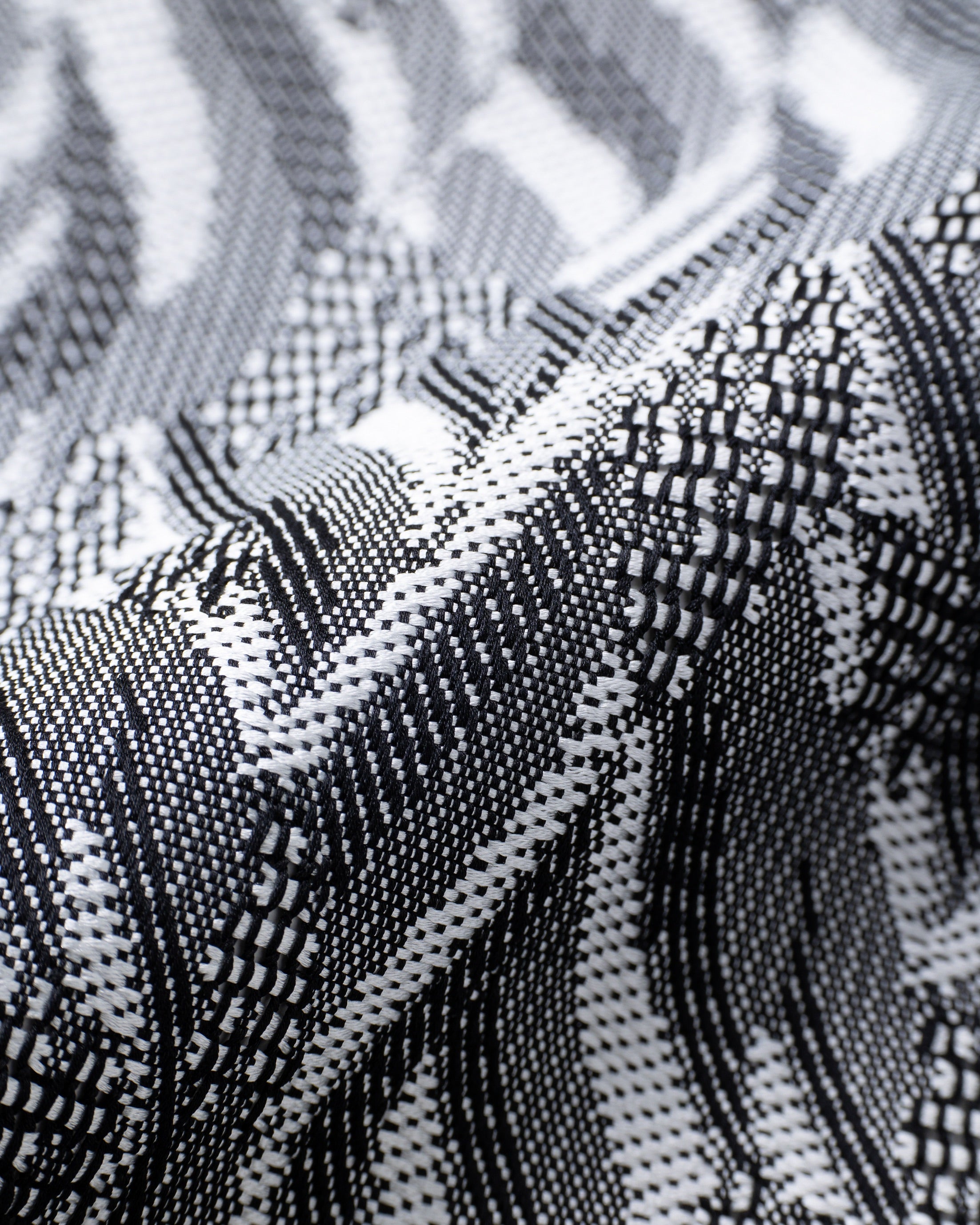 【Art】WAVE HEAD タイ & チーフ ホワイトグレー