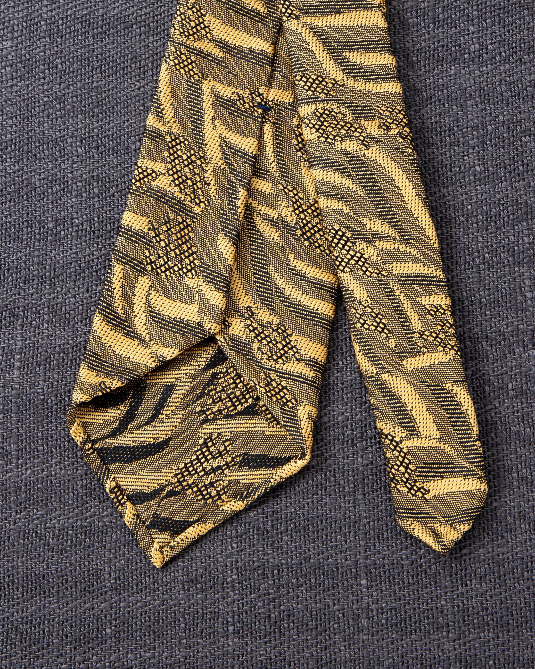 【Art】WAVE HEAD タイ & チーフ イエロー