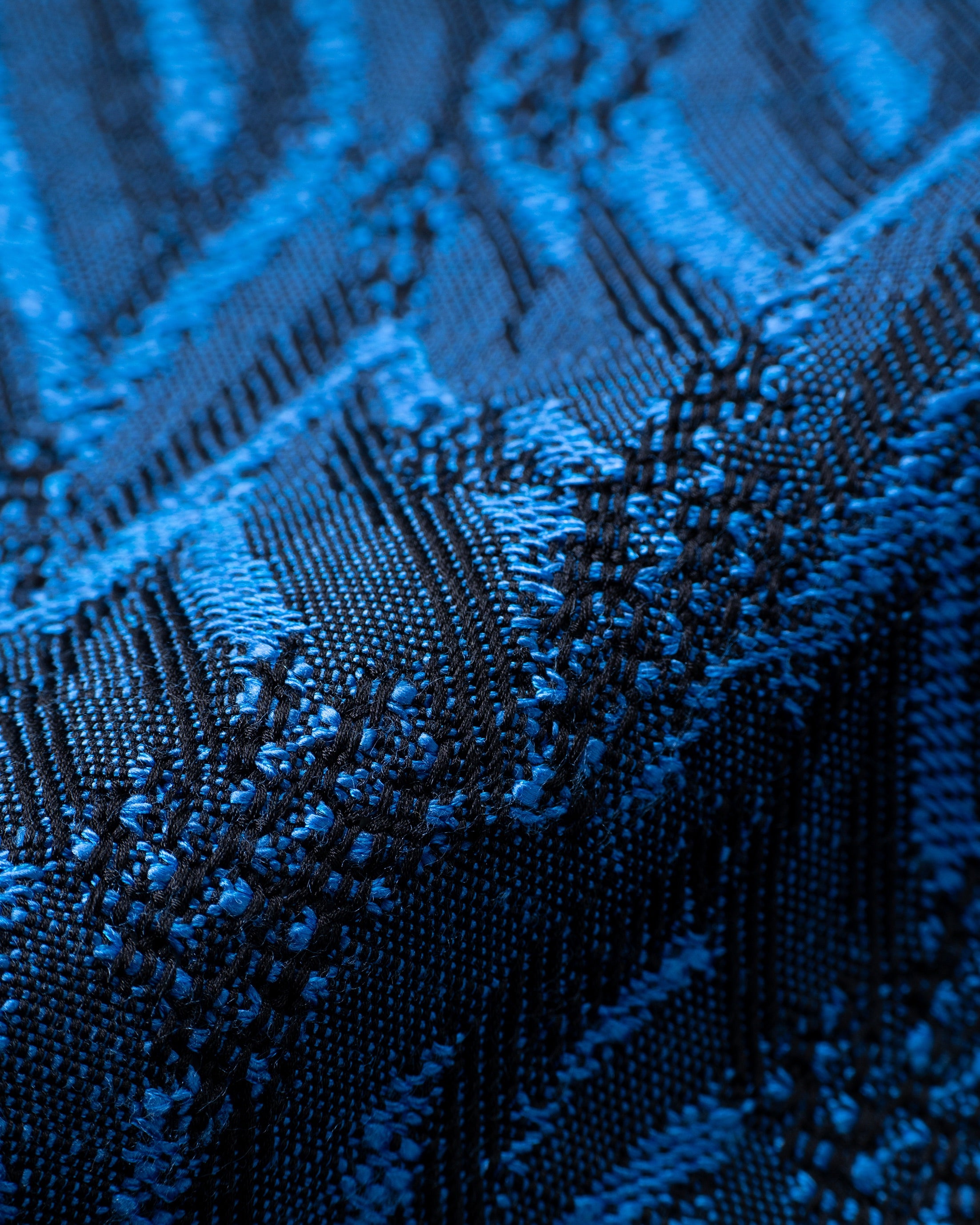 【Art】WAVE HEAD ストール 丹後ブルー