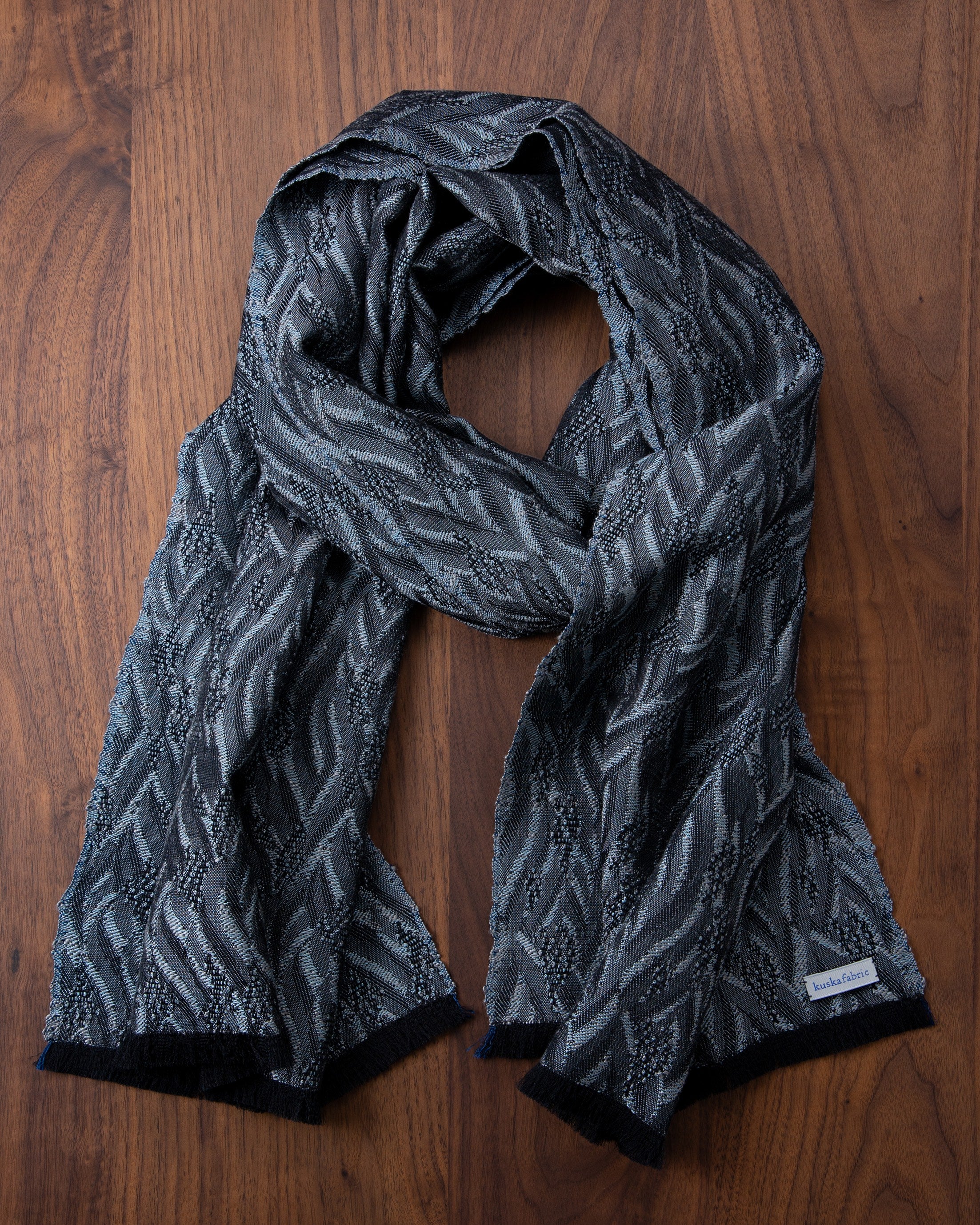 【Art】WAVE HEAD ストール グレー