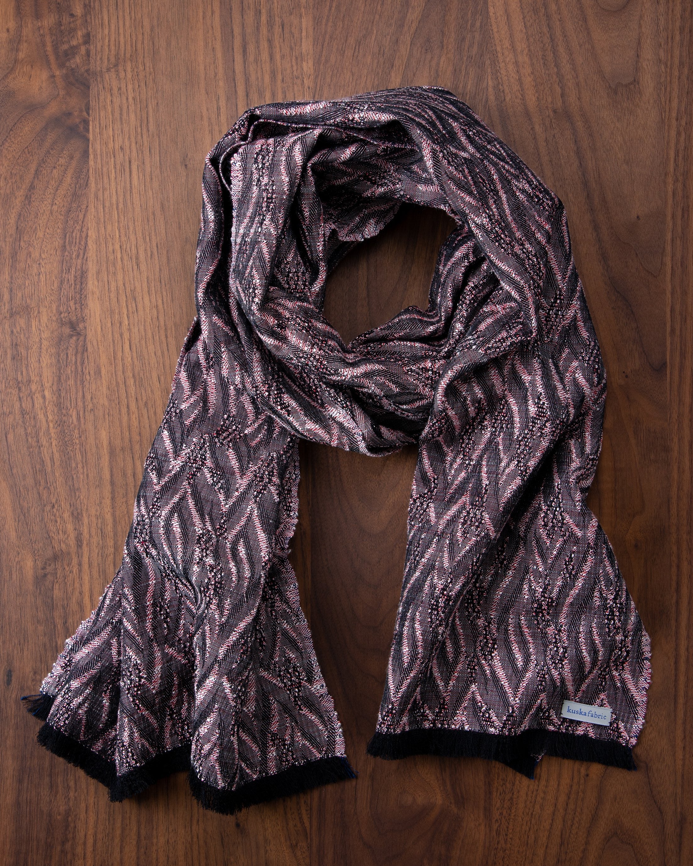 【Art】WAVE HEAD ストール レッド