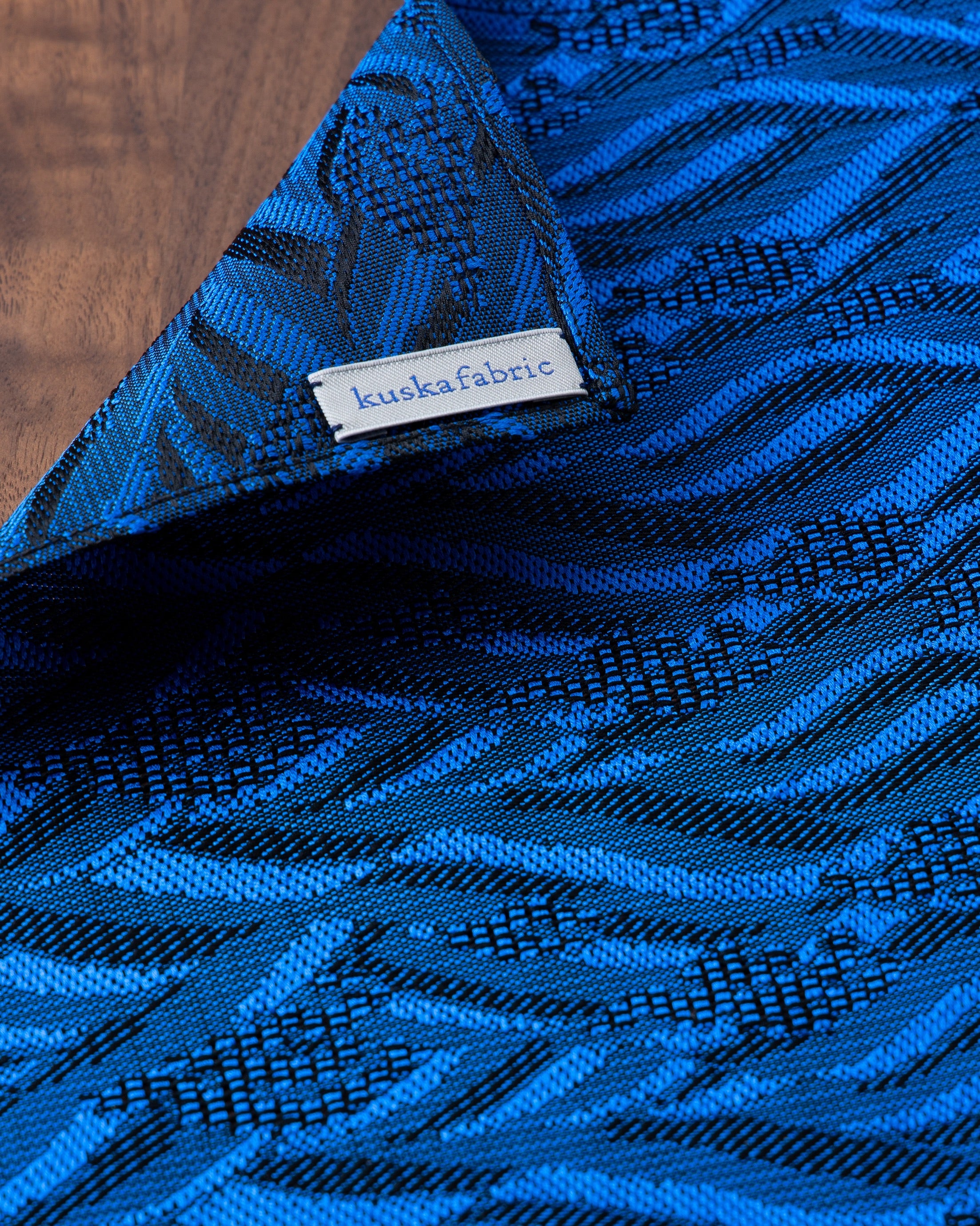 【Art】WAVE HEAD タイ & チーフ 丹後ブルー