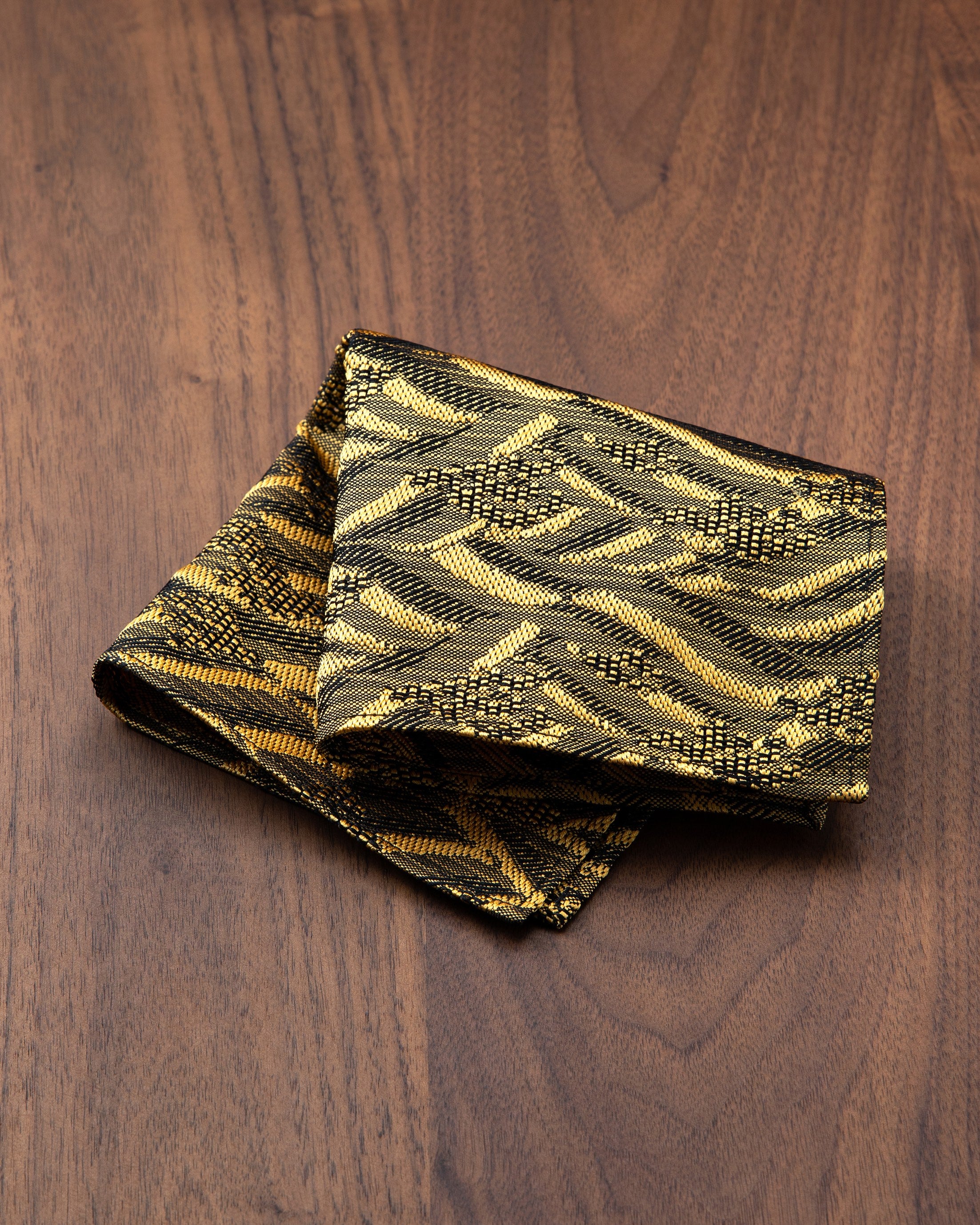 【Art】WAVE HEAD タイ & チーフ イエロー