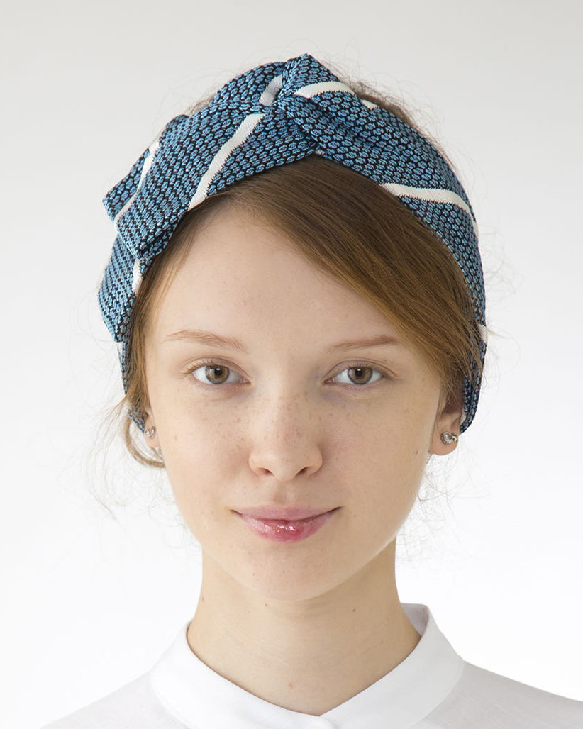Garza White Line Bandana Sax