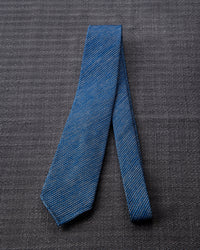 [Executive] Executive Kaslimix Tie Tango Blue x White
