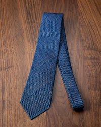 [Executive] Executive Kasuri Mix Tie Tango Blue x White