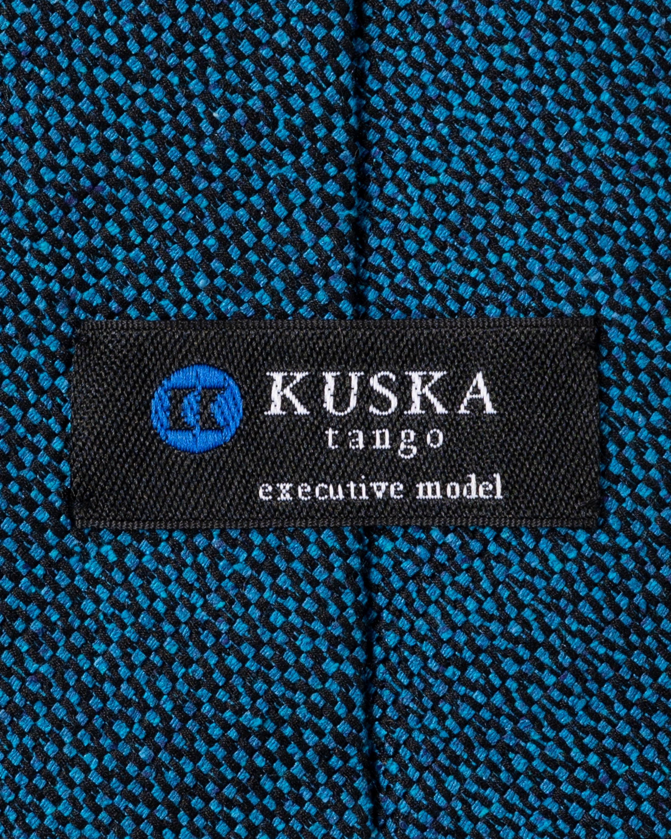 【Executive】エグゼクティブ シルクツイードタイ　ミッドナイトネイビー
