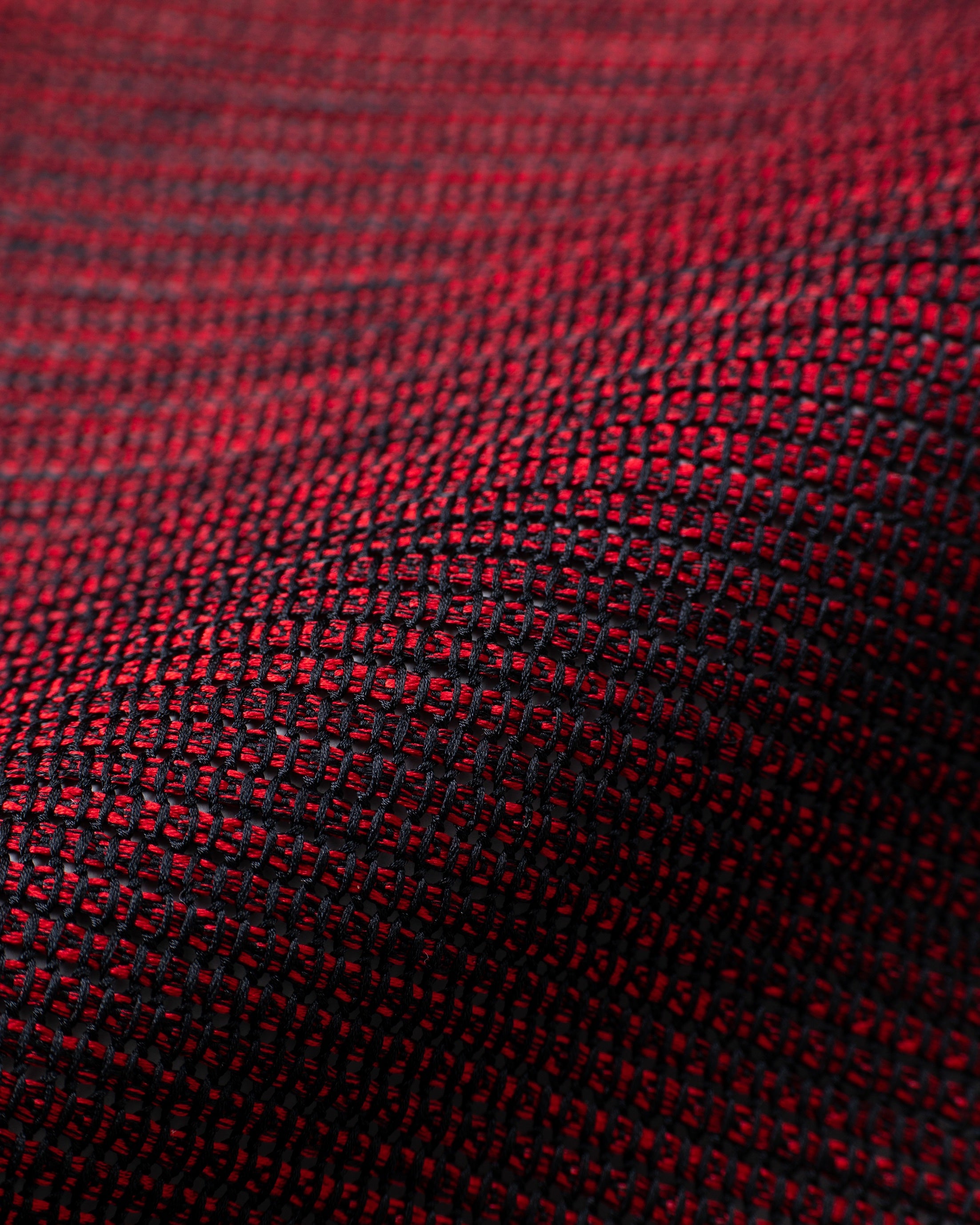 Kasuri Mix Tie Red x Black