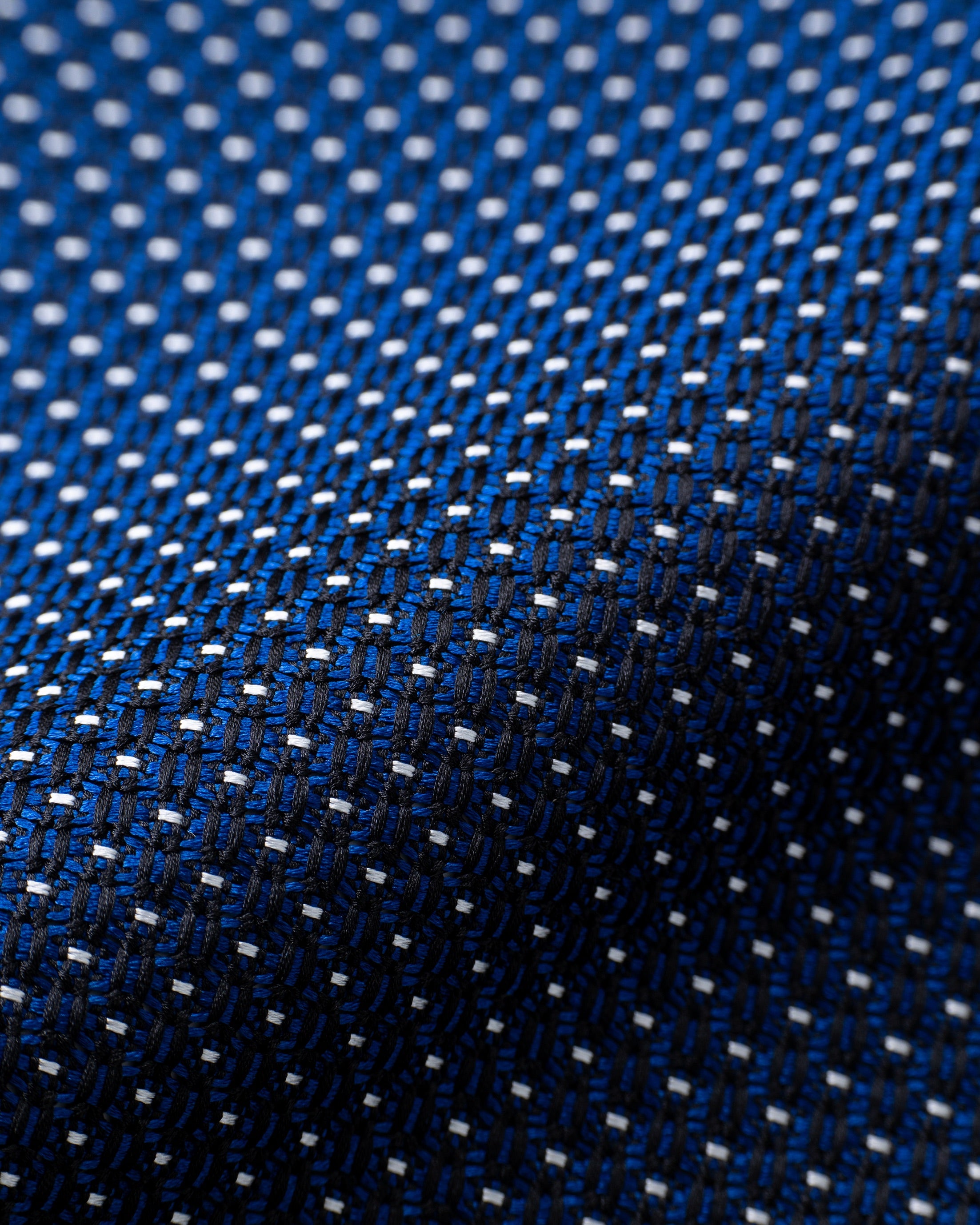 ラインドットタイ ネイビー