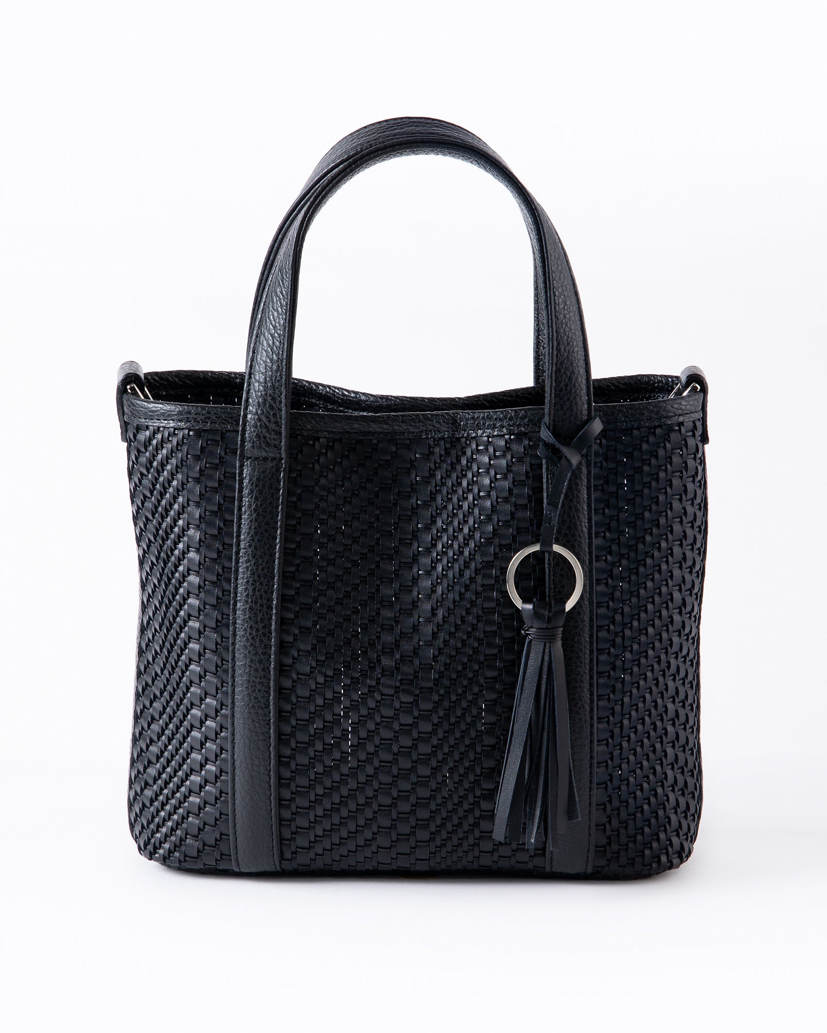 【Leather】ラッティア ミニトートバッグ　ブラック