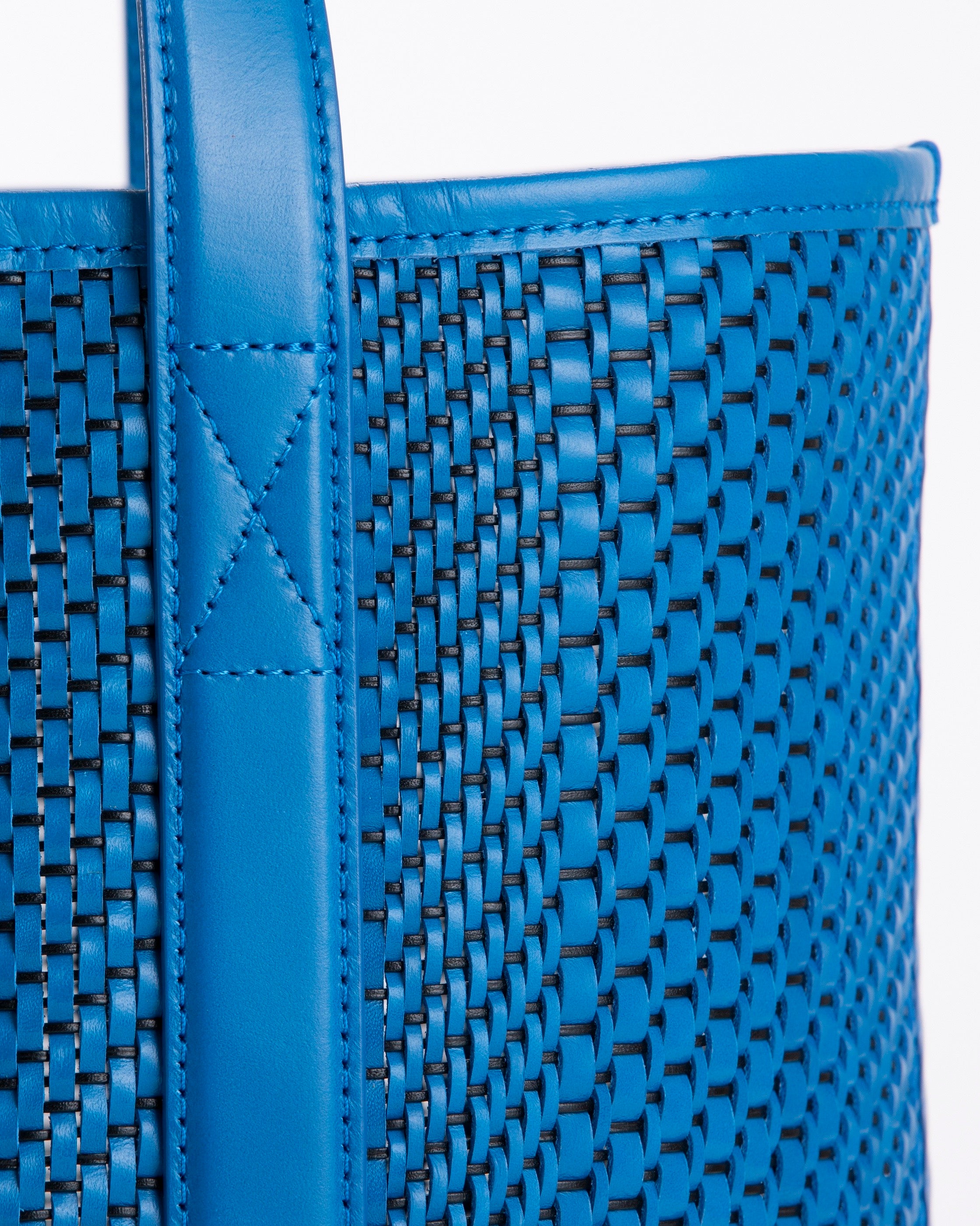 【Leather】ラッティア トートバッグ　ブルー